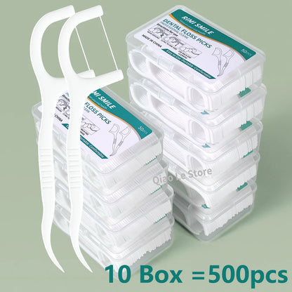 Box Disposable Dental Floss Plastic