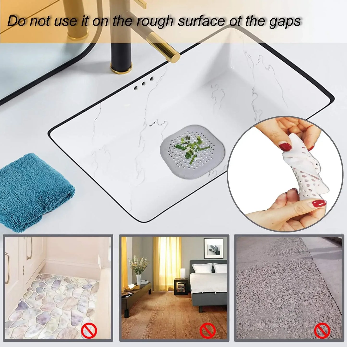 Plug Stopper Sewer Silicone Bathroom