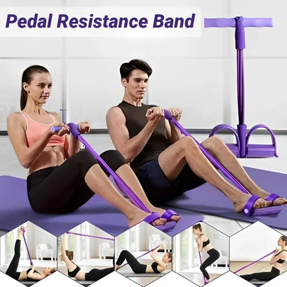 Tube Pedal Tension Rope Fitness