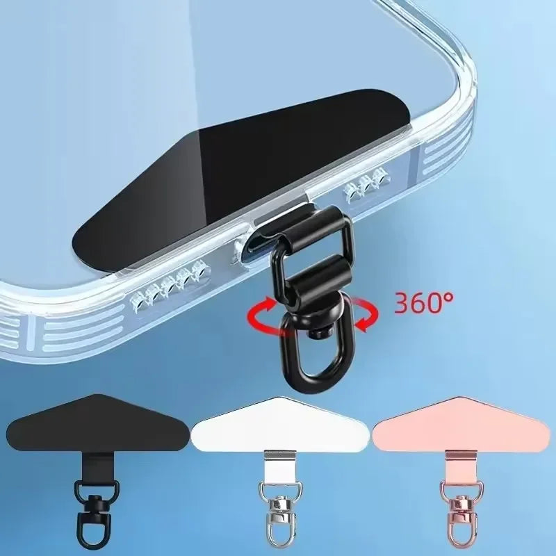 Rotation Metal Steel Phone Tether