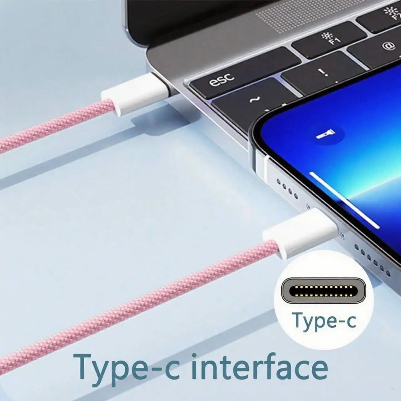 PD Nylon Braided Usb-c USB