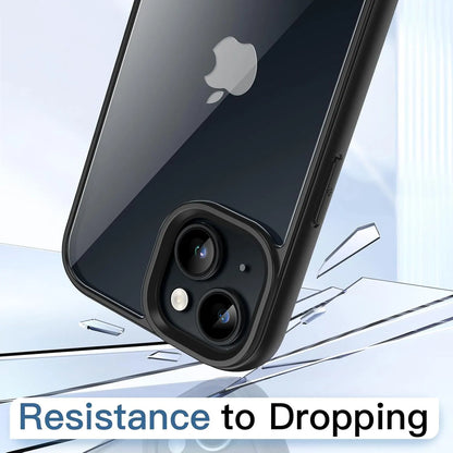 Colour Back Transparent Shockproof Phone