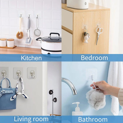 Waterproof Oilproof Wall Hooks Sticky