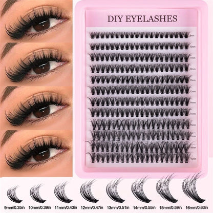 Cluster Lashes Mixed Lengths Ultra-natural
