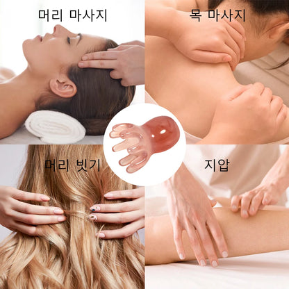 Cute Octopus Scalp Massage Comb