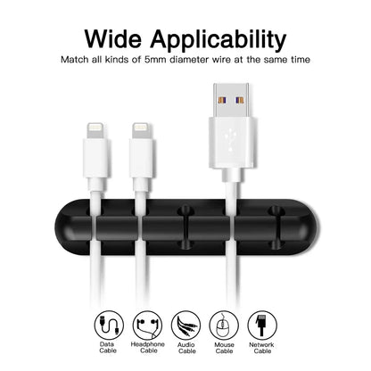 Silicone USB Cable Organizer Charging