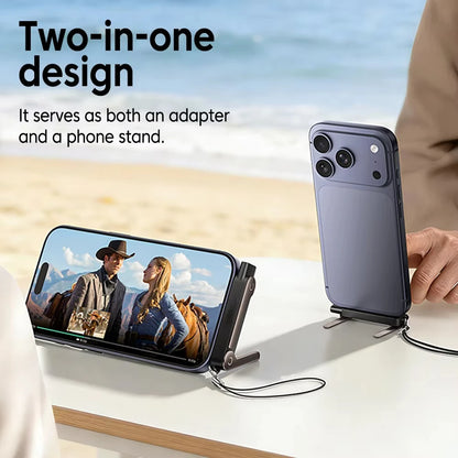 USB Type-c Lightning Built-in Stand
