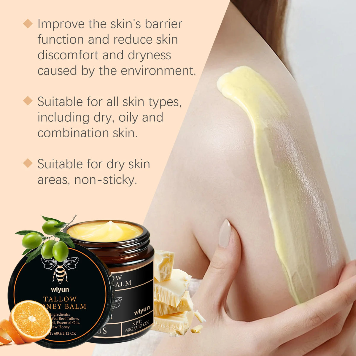 Tallow Honey Cream Glow Hydrating