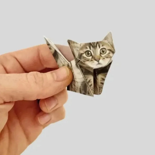 DIY Paper Cats Sheets Origami