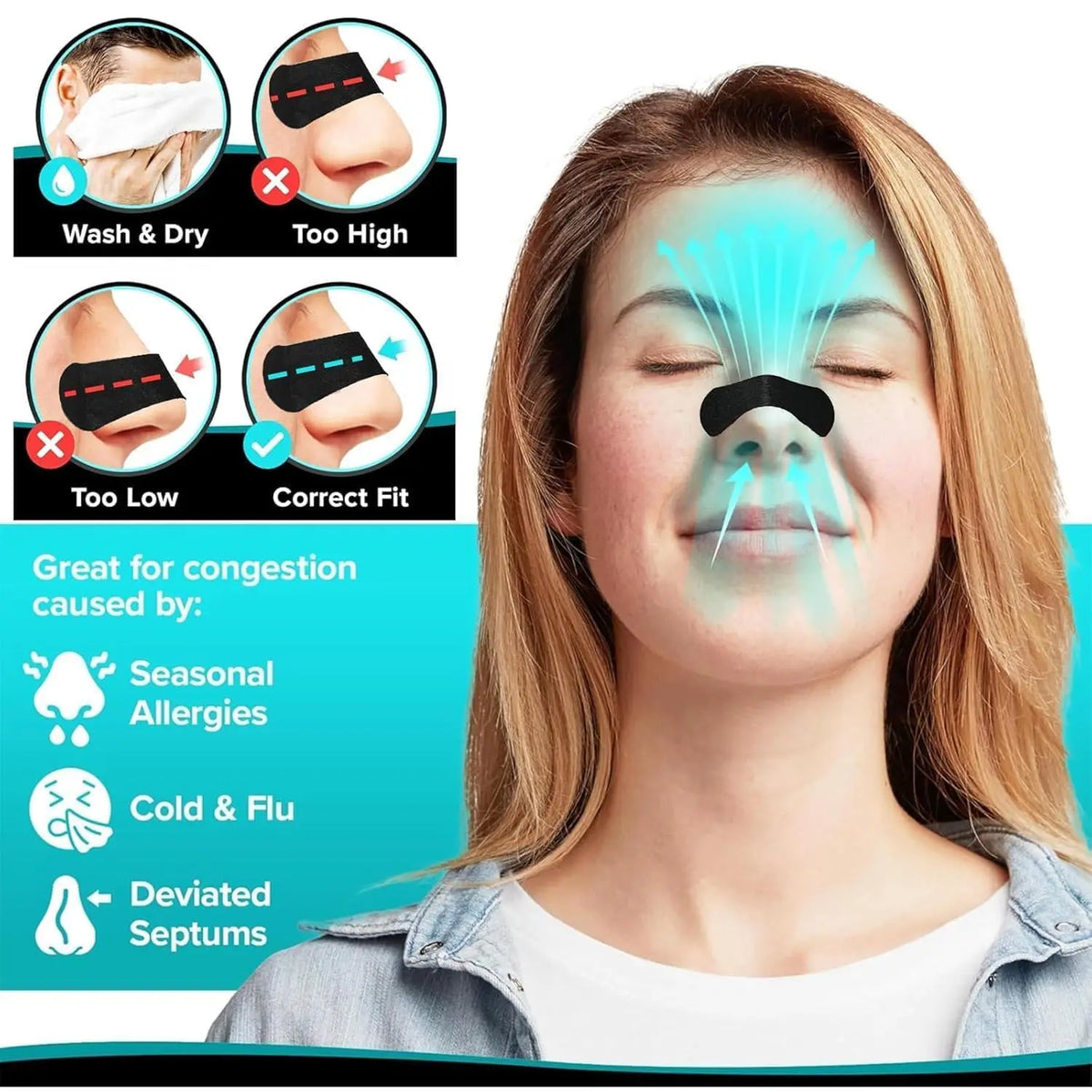 Anti Snoring Nose Strips Breathing