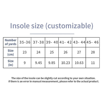 Sport Orthopedic Insoles Feet Men