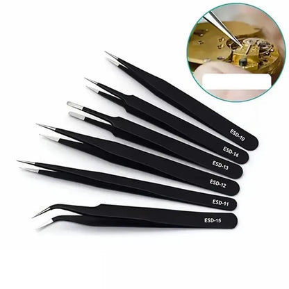 Precision Long Tweezers Anti-static