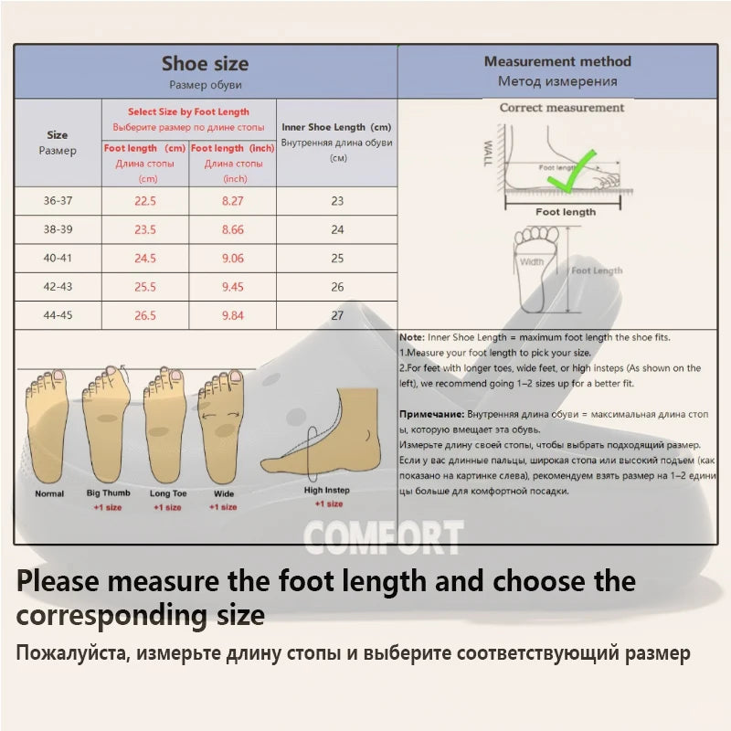 Women's Men's Slippers Summer Anti-slip
