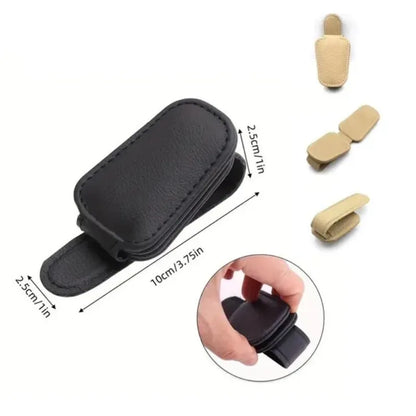 Car Sun Visor Glasses Case