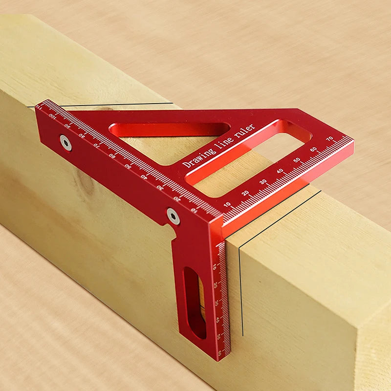 Woodworking Square Protractor Aluminum Alloy