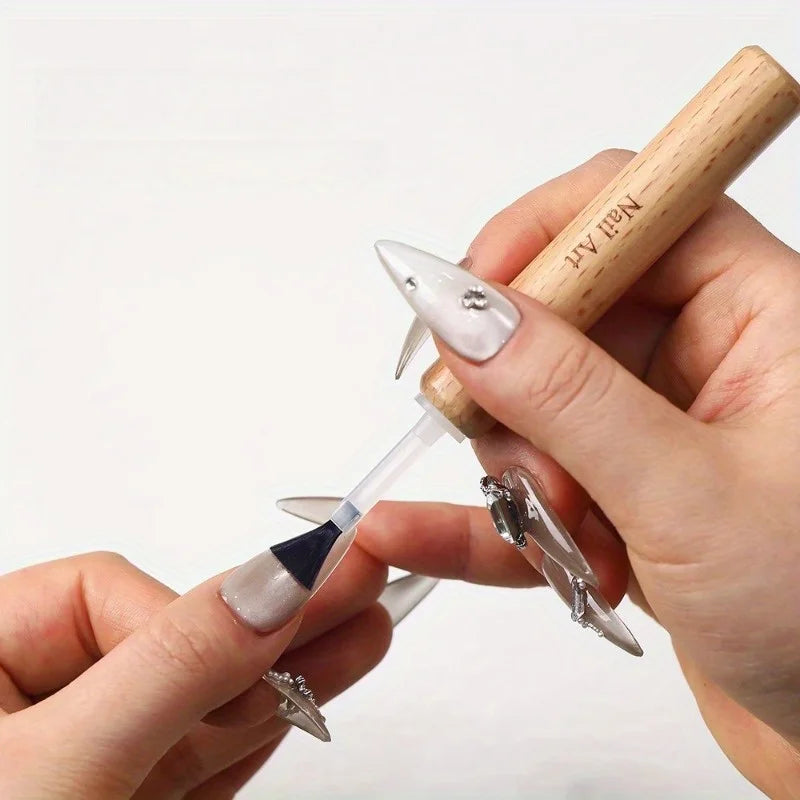 Nail Art Brush Detachable Wooden