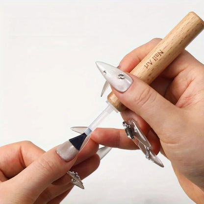 Nail Art Brush Detachable Wooden