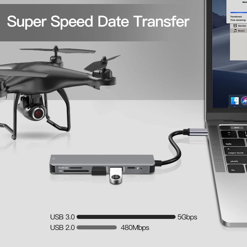 USB C Hub Hdmi-compatible Type