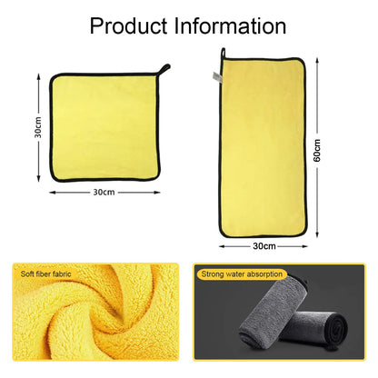 Car Wash Microfiber Towel 30x30