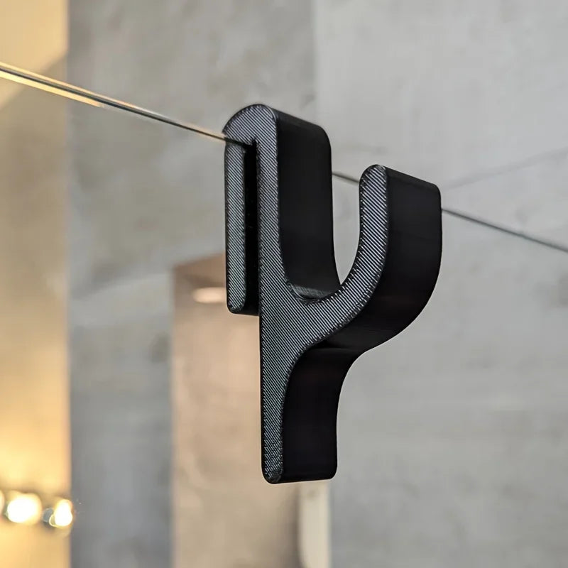 Shower Door Towel Hook Glass