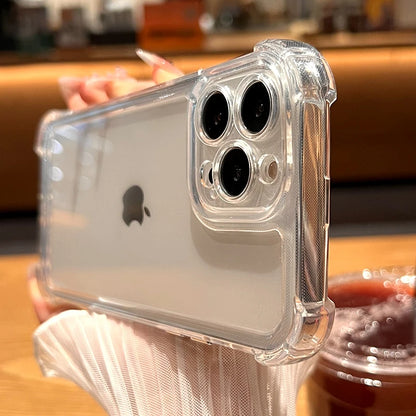 Luxury Shockproof Transparent Case X