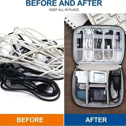 Cable Storage Bag Waterproof Digital