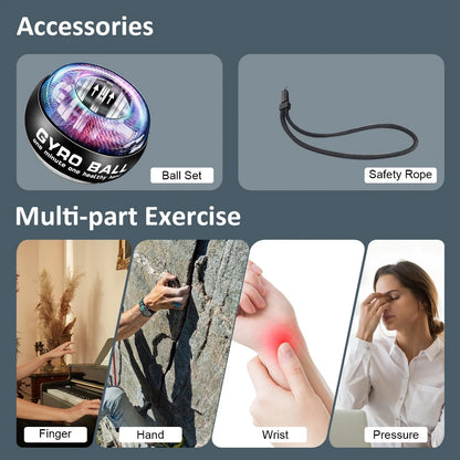 Wrist Power Hand Ball Auto-start