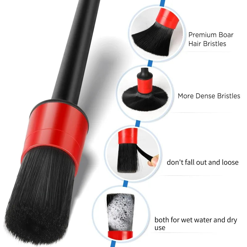 Car Cleaning Brush Kit Auto