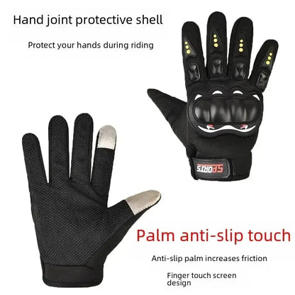 Full-finger Motorcycle Gloves Men Touch