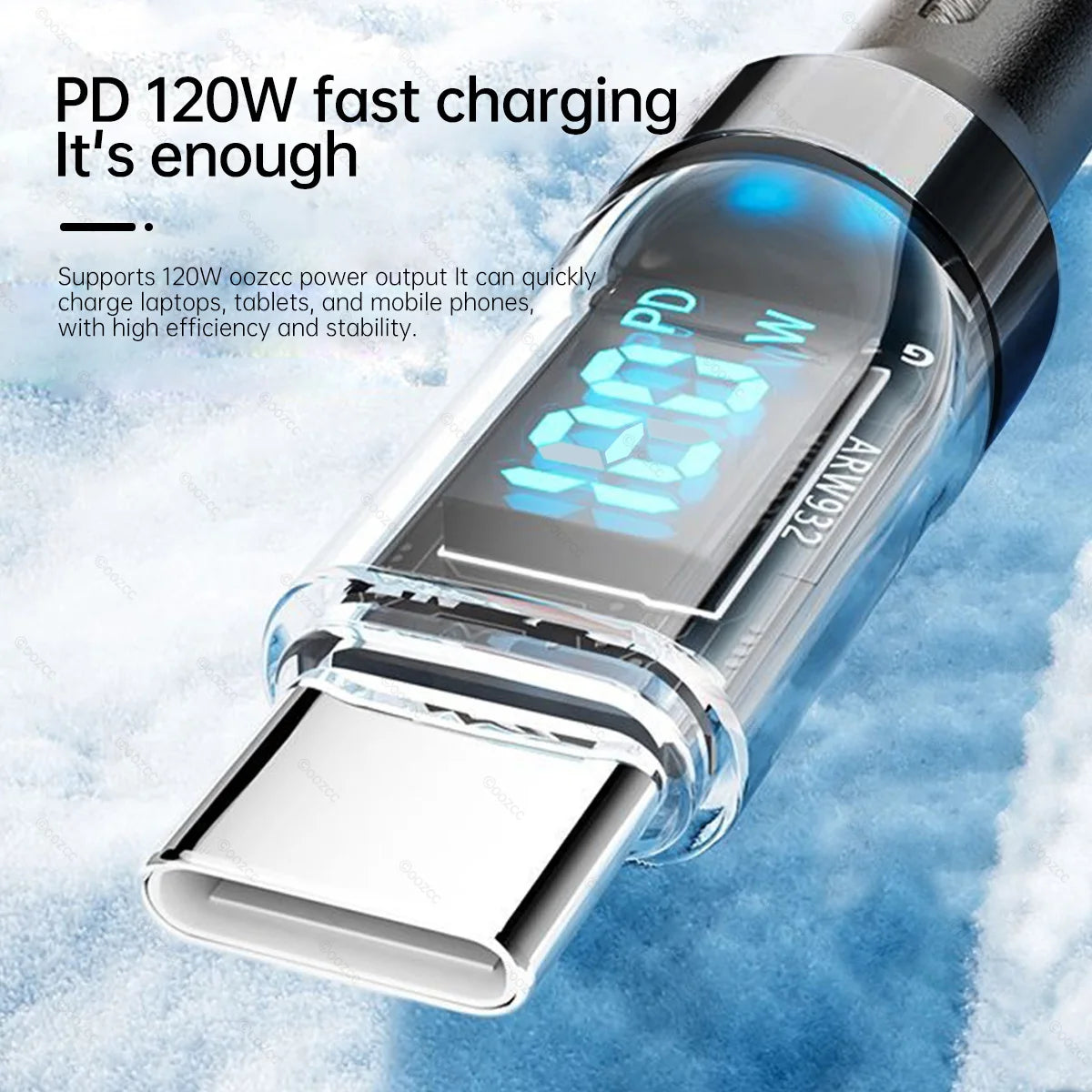 Oozcc LCD Watt Display Cable