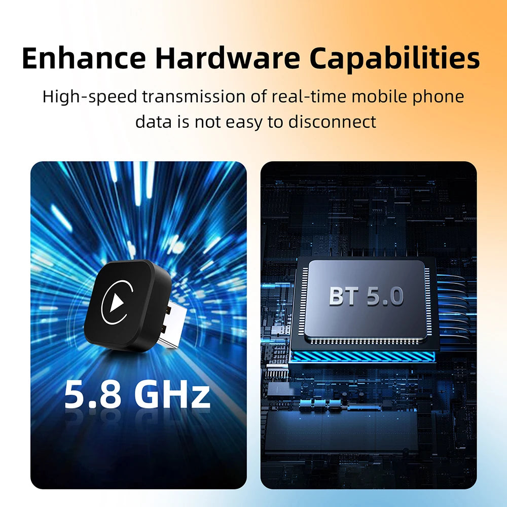 2in1 Wireless Carplay Dongle Auto