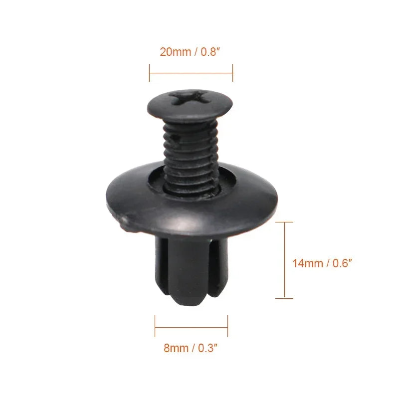 Plastic Rivets Fasteners Screw Car