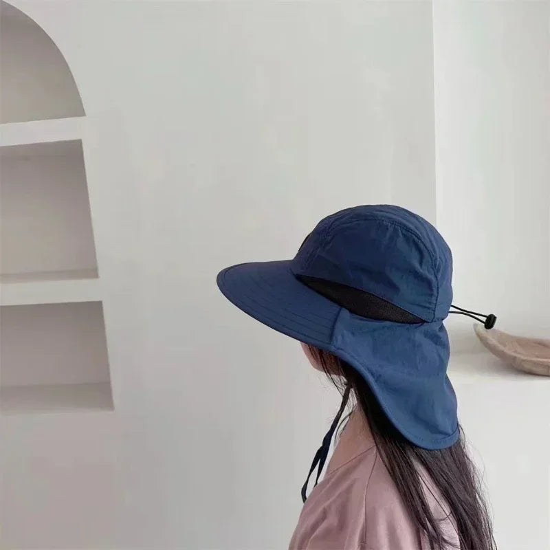 Caps Summer Wide Brim Neck