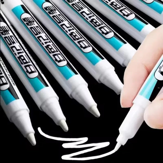White Permanent Marker Pens Markers