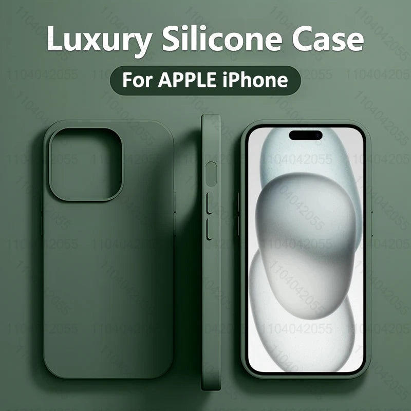 Luxury Liquid Silicone Phone Case