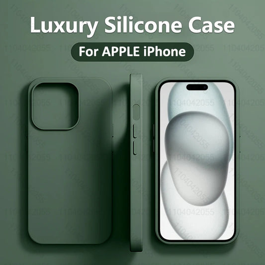 Luxury Liquid Silicone Phone Case