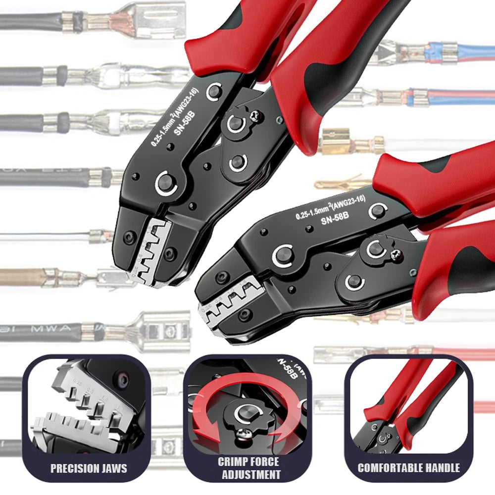 Ratcheting Crimping Dupont JST Molex