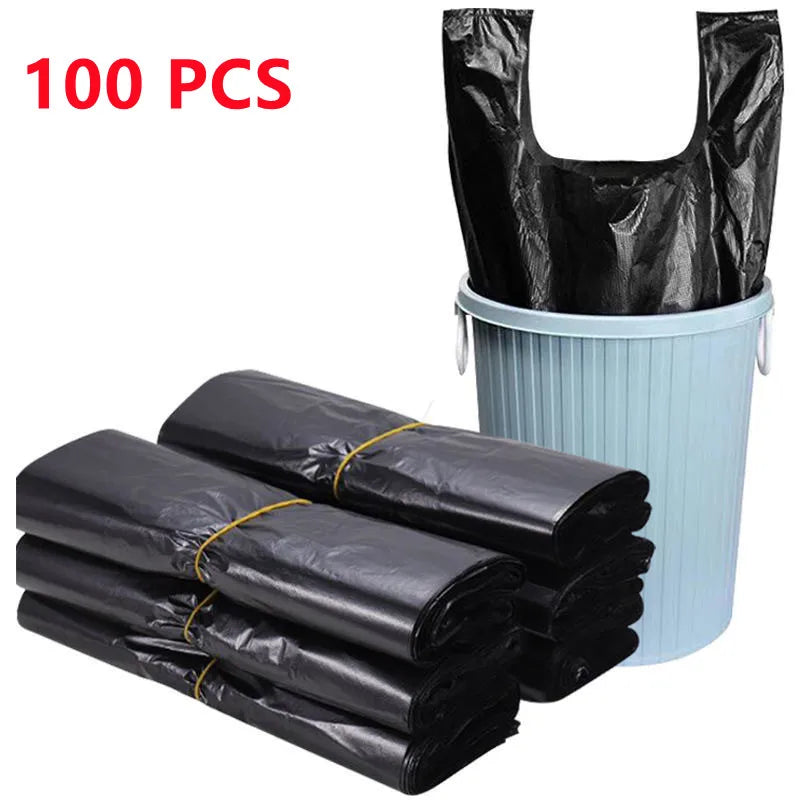 Black Thickened Plastic Vest Bags