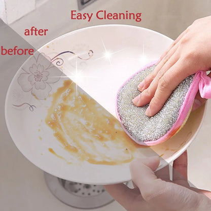 Double Side Dishwashing Sponge Dish