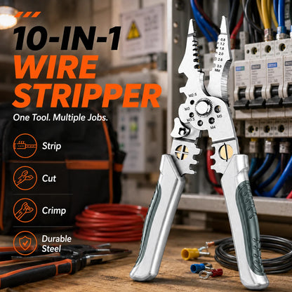 Industrial Wire Stripper Cutter Crimper