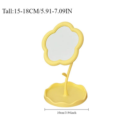Mirror Desktop Flower Mirrors Dormitory