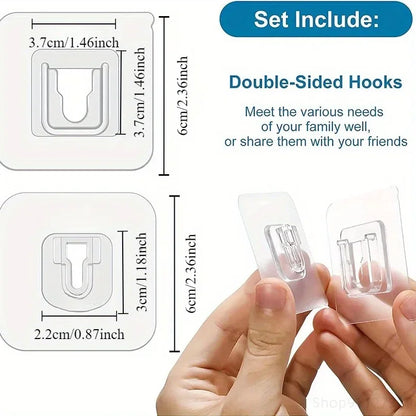 Double Sided Adhesive Wall Hooks