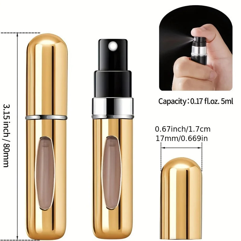 Refillable Perfume Atomizer Aluminum Travel