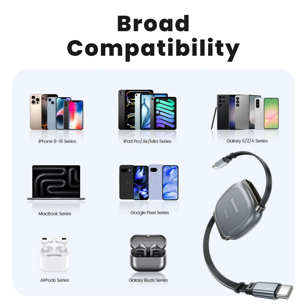 Toocki Type C USB Retractable