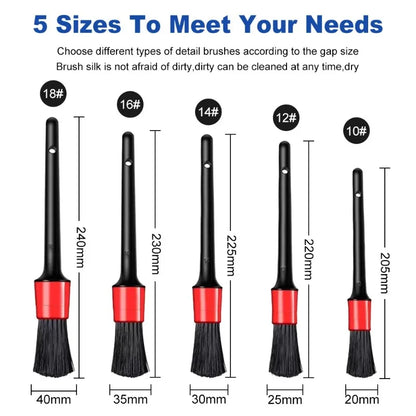 Car Cleaning Brush Kit Auto