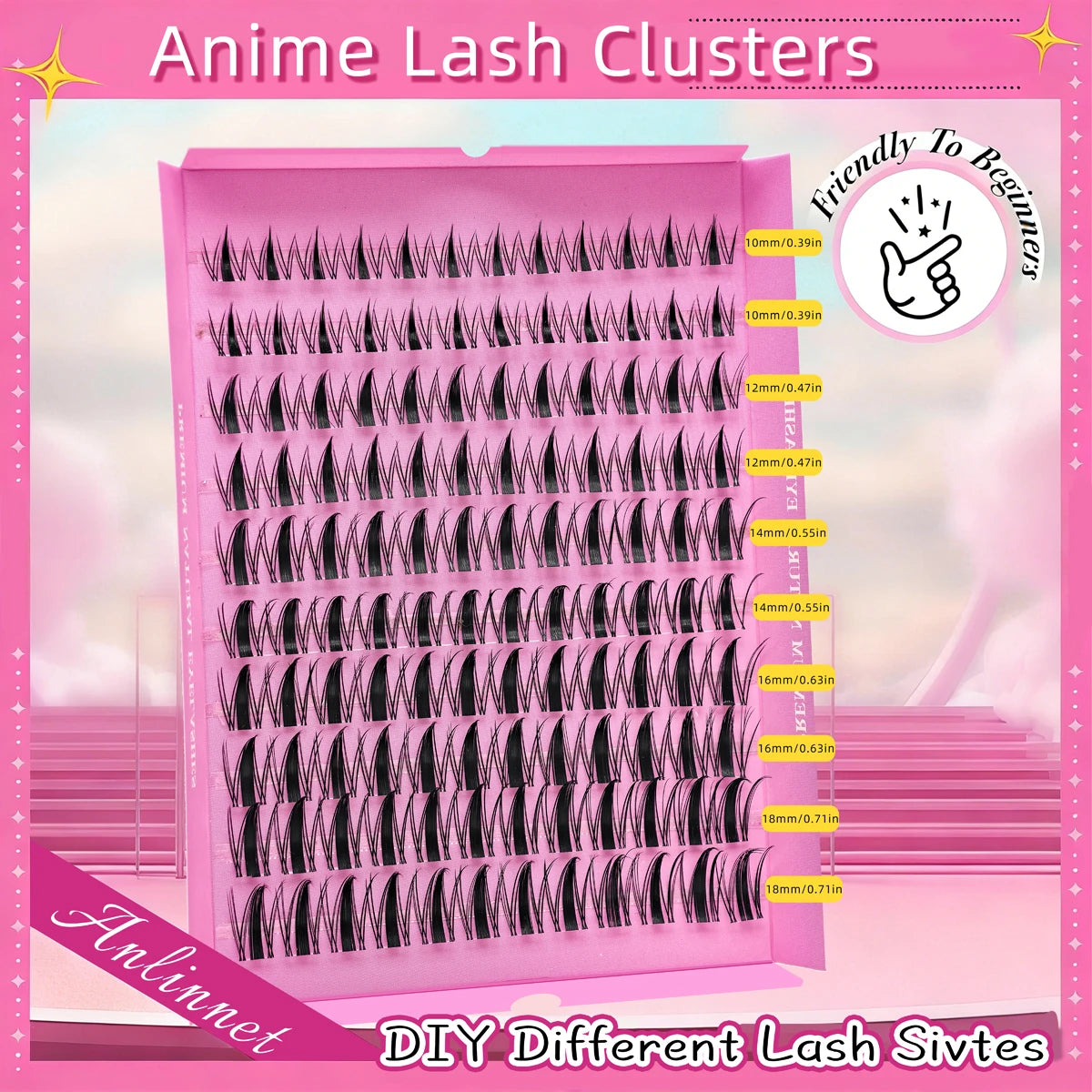 DIY Clusters Lash Fluffy Self