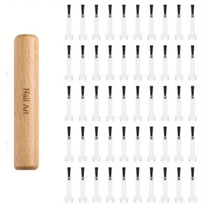 Nail Art Brush Detachable Wooden