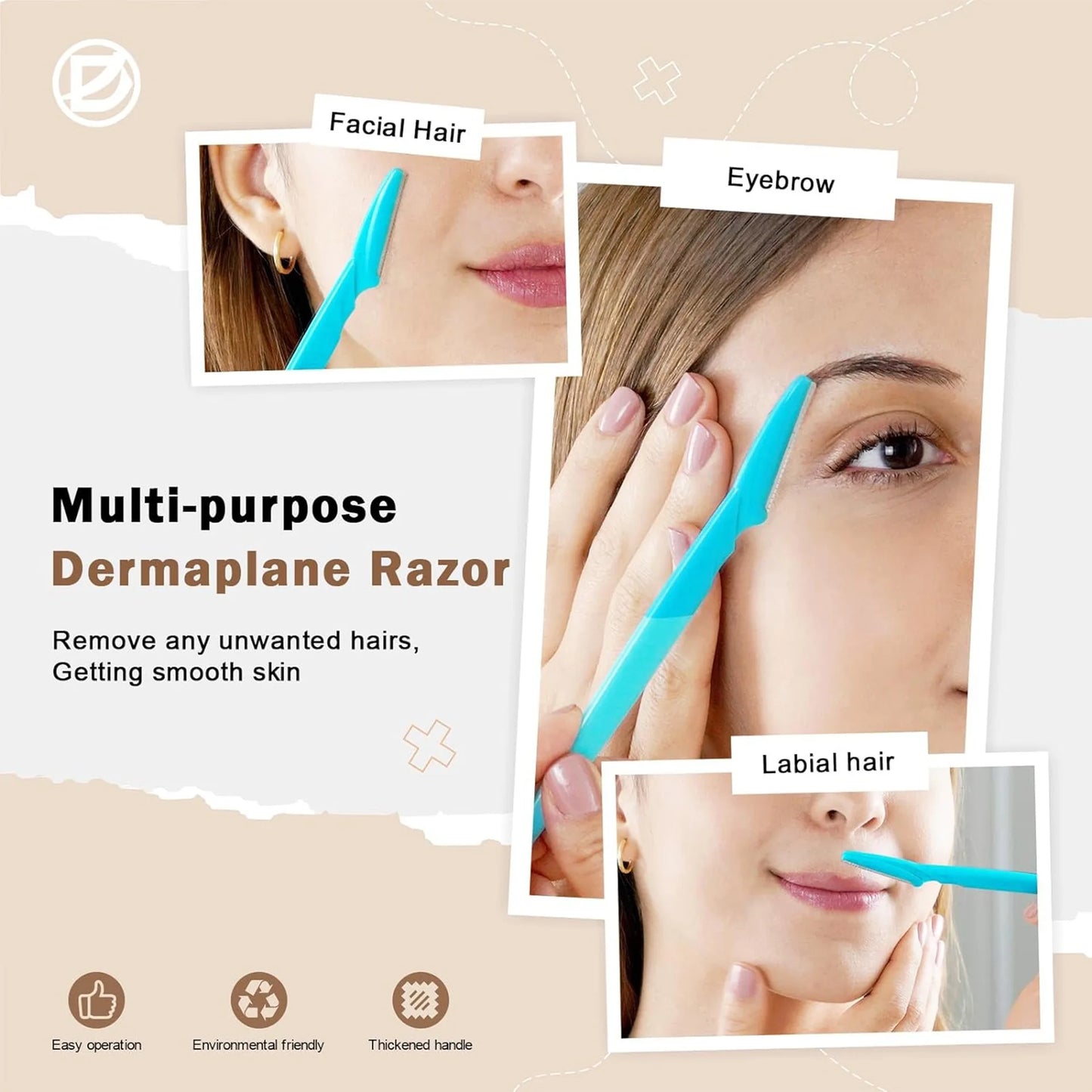 40pcsbrow Razor Face Women Men