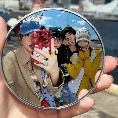 Round Mirror Travel Selfie Mirrors