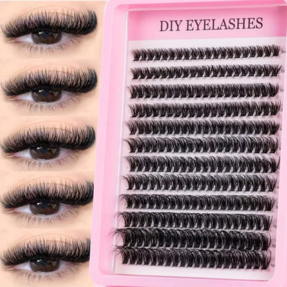 Cluster Lashes Mixed Lengths Ultra-natural